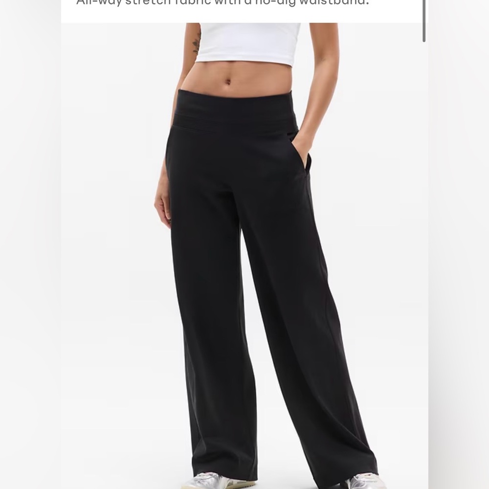 Athleta Venice High Rise Wide Leg Pant sz M